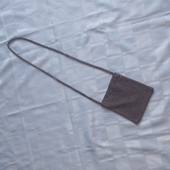 Bronze Y2K Small Crochet Sparkle Crossbody Purse - Picture 2 of 9